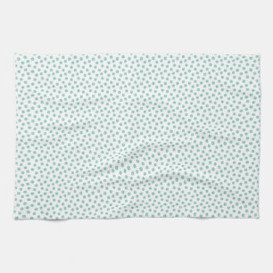 Mother's Day Gift Mint Daisies Kitchen Towel