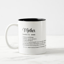 Mother's Day Gift Personalized Mom Definition Mug