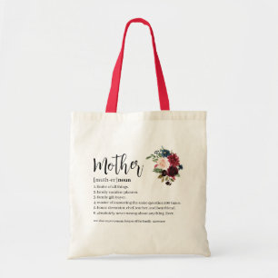 Mother's Day Gift Personalized Mother Definition  Tote Bag