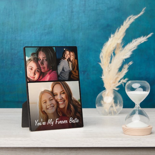 Mother's Day Gift - Personalized Photo Collage  Plaque (Side)