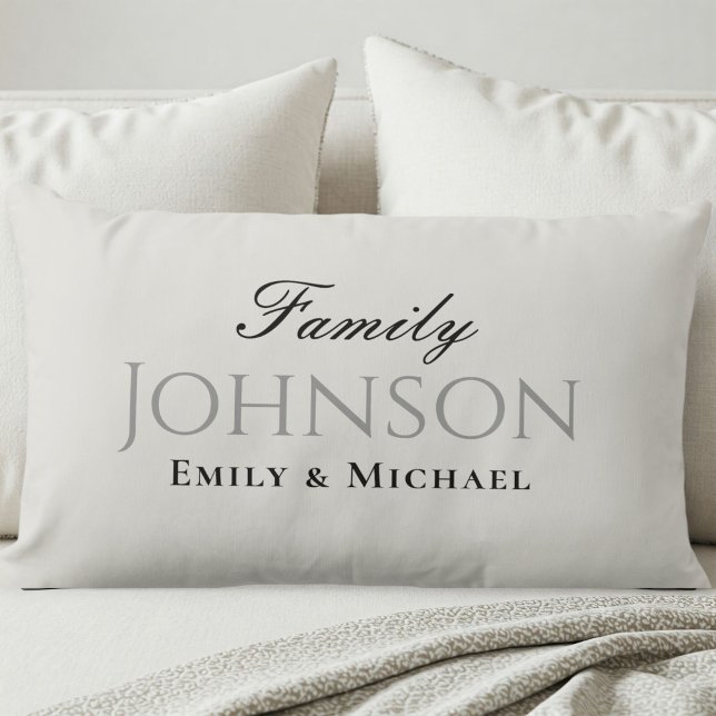 Mother's Day gift, Personalized wedding gift Lumbar Pillow (Creator Uploaded)
