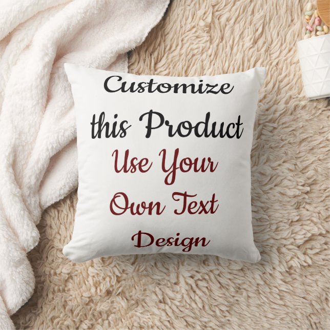 Mother's Day Gift Throw Pillow (Blanket)