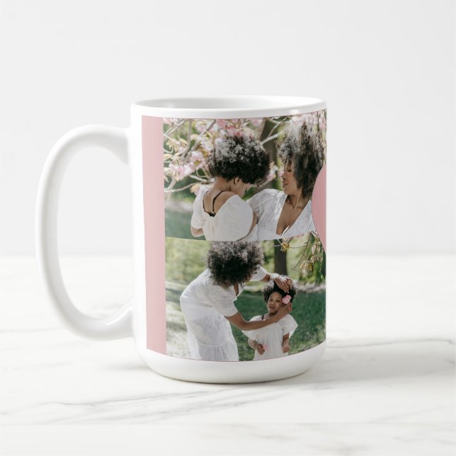 Mother's Day Gift with Custom Photo and Message -  Coffee Mug (Left)