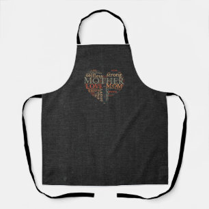 Mother's Day Gift Wonderful Qualities of Mom Apron
