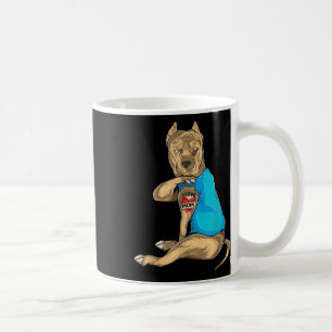 Mothers Day Gifts Funny Dog Pitbull I Love Mom Tat Coffee Mug