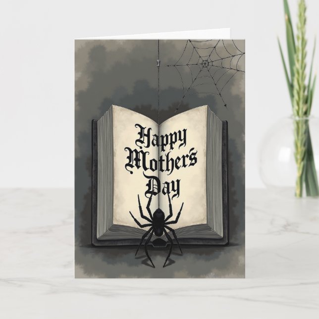 Mothers Day Gothic Book Card (Front)