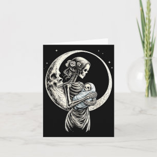 Mothers Day Gothic Skeleton Mom of a Son Card