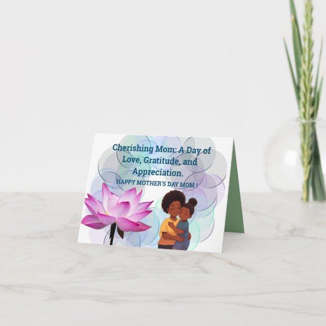MOTHER'S DAY GREETING CARD (Front)