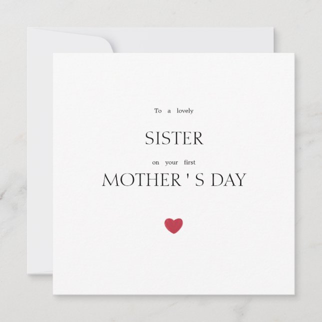 Mother's Day greeting card (Front)