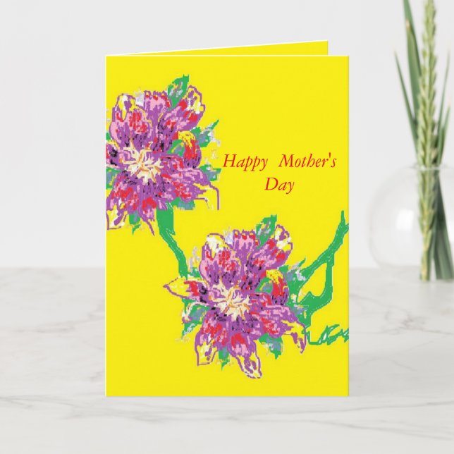 Mother's Day Greeting Card (Front)