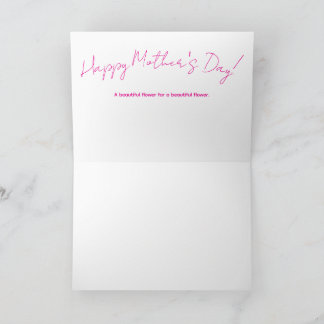Mother's Day Greeting Card Julia Rose Peony