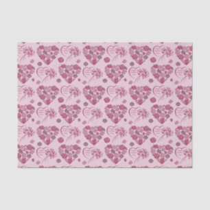 Mother's Day Heart Bouquet Tissue Paper