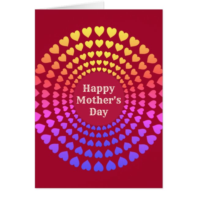Mother's Day Heart Circles (Front)