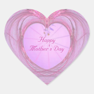 Mother's Day Heart Heart Sticker
