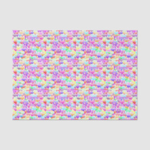 Mother's Day Hearts Light Tissue Paper
