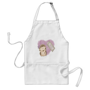 Mothers Day Hedgehog - Standard Apron