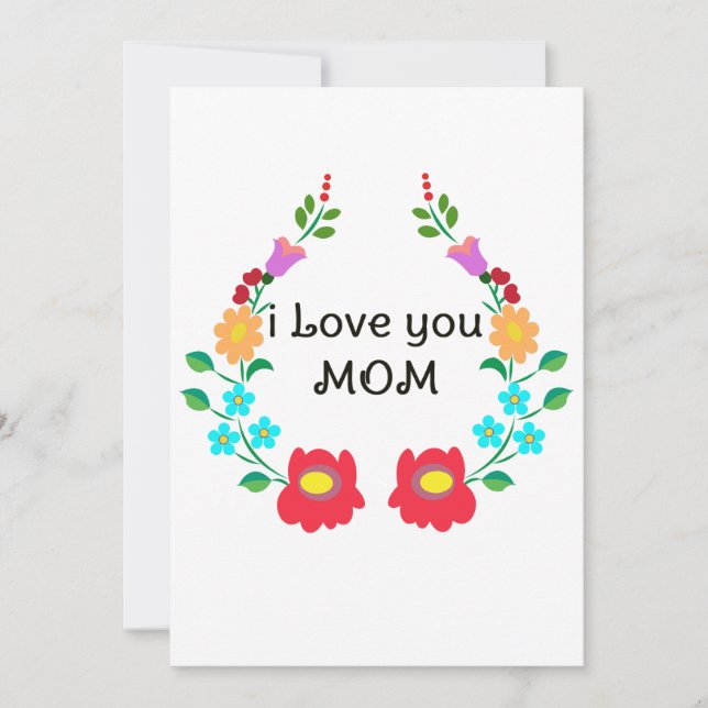 mother's day holiday card (Front)