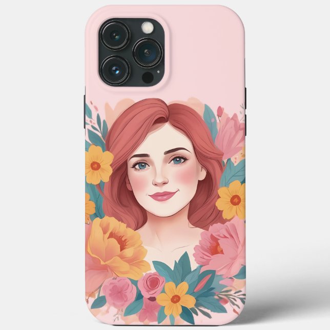 Mothers Day Illustrator Case-Mate iPhone Case (Back)