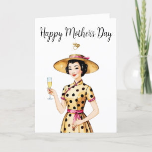 Mother's Day Invitation - Asian Lady In Cheongsam