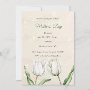 Mother's Day Invitation, Mother's Day Brunch Lunch Invitation