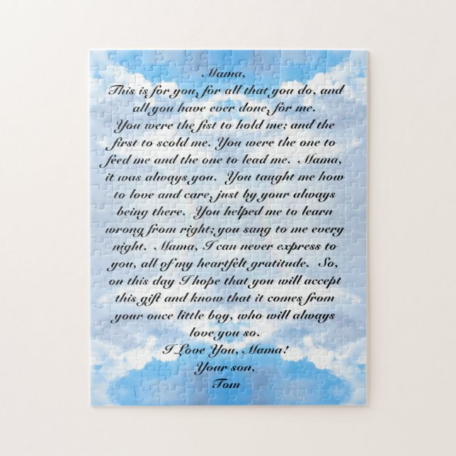 Mother's Day Jigsaw Puzzle (Vertical)