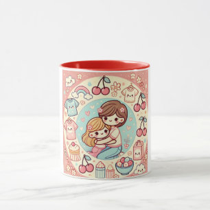 Mother's Day, Kawaii, and Sweet Cherry Mug
