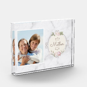 Mother's Day Keepsake Best Mother Ever Photo Block