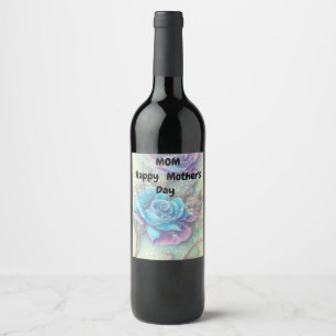 Mother's Day Keepsake Bottle Wine Label