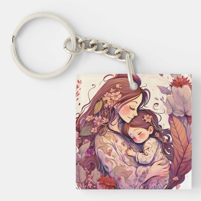 Mother's day keychain (Front)