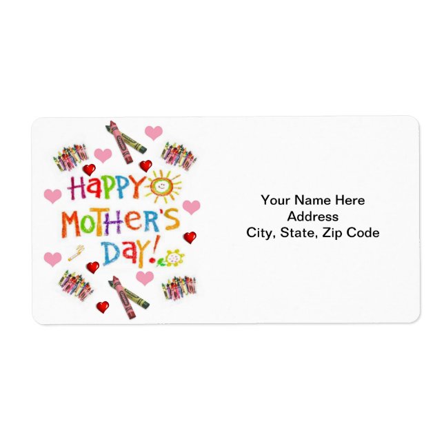 Mother's Day Labels (Front)