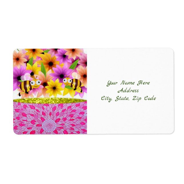 Mother's Day Labels Bumblebee (Front)