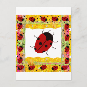 Mother's Day Ladybug Postcard