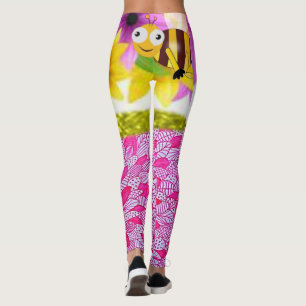 Mother's Day Leggings Bumblebee