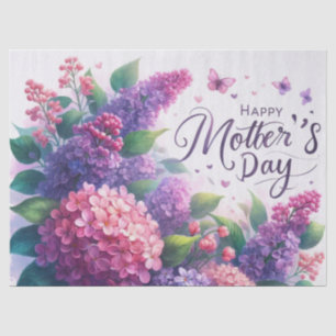 Mother's Day Lilacs Floral Tissue Paper