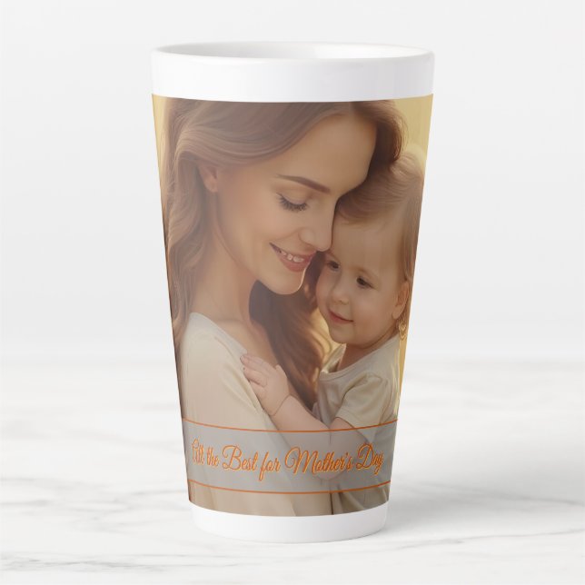 Mother's Day Love – A Moment of Pure Joy Latte Mug (Front)