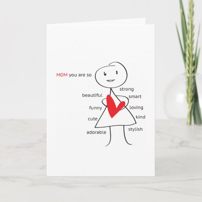 Mother's day love card (Front)