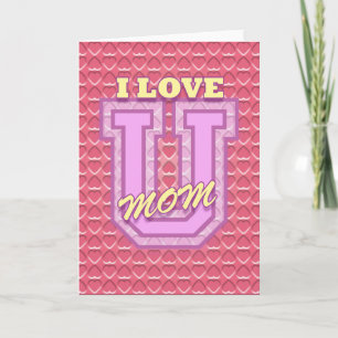Mother's Day: Love You Mom Card