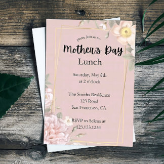 Mother's Day Lunch Invitation