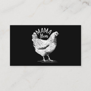 Mothers Day Mama Hen Chicken Shirt Funny Chicken L Business Card