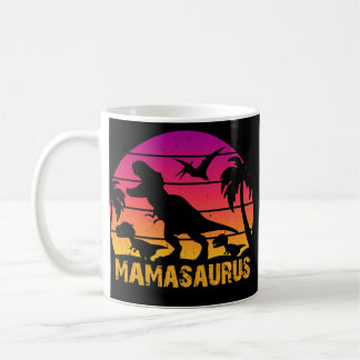 Mother's Day MAMASAURUS T Rex Dinosaur Family Coffee Mug