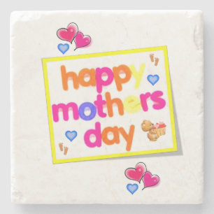 Mother's Day Marble Stone Coaster