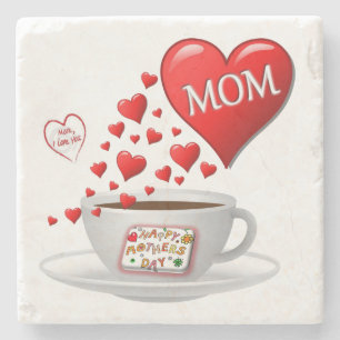 Mother's Day Marble Stone Coaster