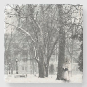 Mother's Day Marble Stone Coaster Victorian