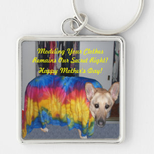 Mother's Day Modelling Clothes Keychain