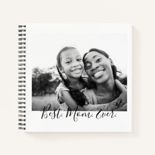 Mother's Day Mom Love Elegant Photo Personalized Notebook