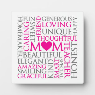 Mothers Day Mom Love Tribute Plaque
