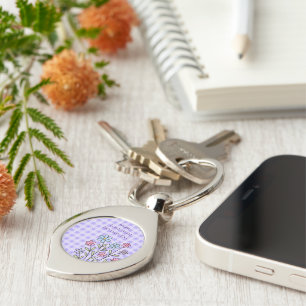 Mothers Day, Mom Love With No Days Off,Modern, El Keychain