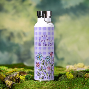 Mothers Day, Mom Love With No Days Off,Modern Water Bottle