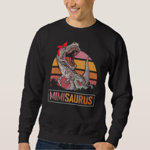 Mother's Day Mom Mimisaurus Dinosaur Mimi Rex Sweatshirt
