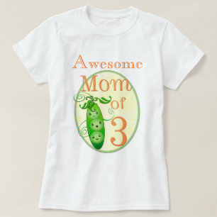 Mother's Day Mom of Three T-Shirt